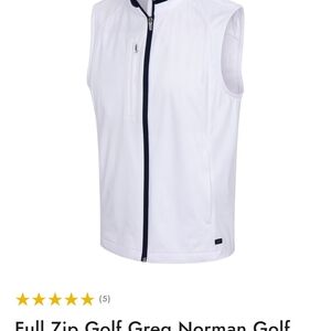 Collection B White Zip Vest